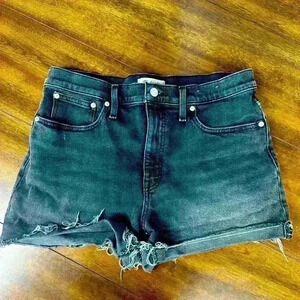 Women’s size 30 Madewell Jean shorts Black